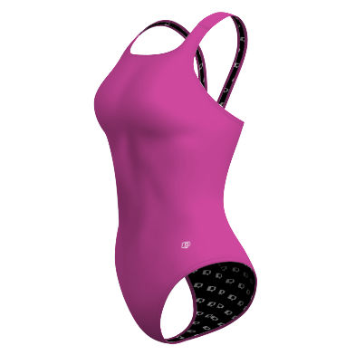 10/6/2026 - Solid Classic Strap Swimsuit - PERSONALIZED