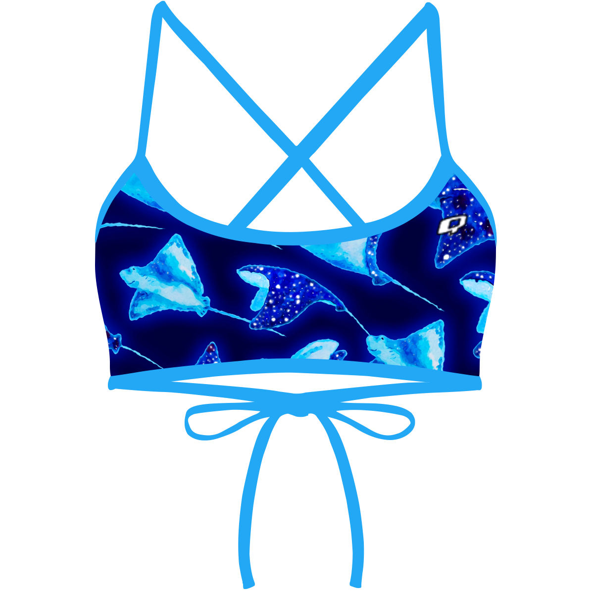 Manta Rays -  Ciara Tieback Bikini Top