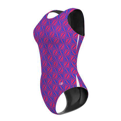 Diamond Grid - Traje de baño Waterpolo corte Clásico