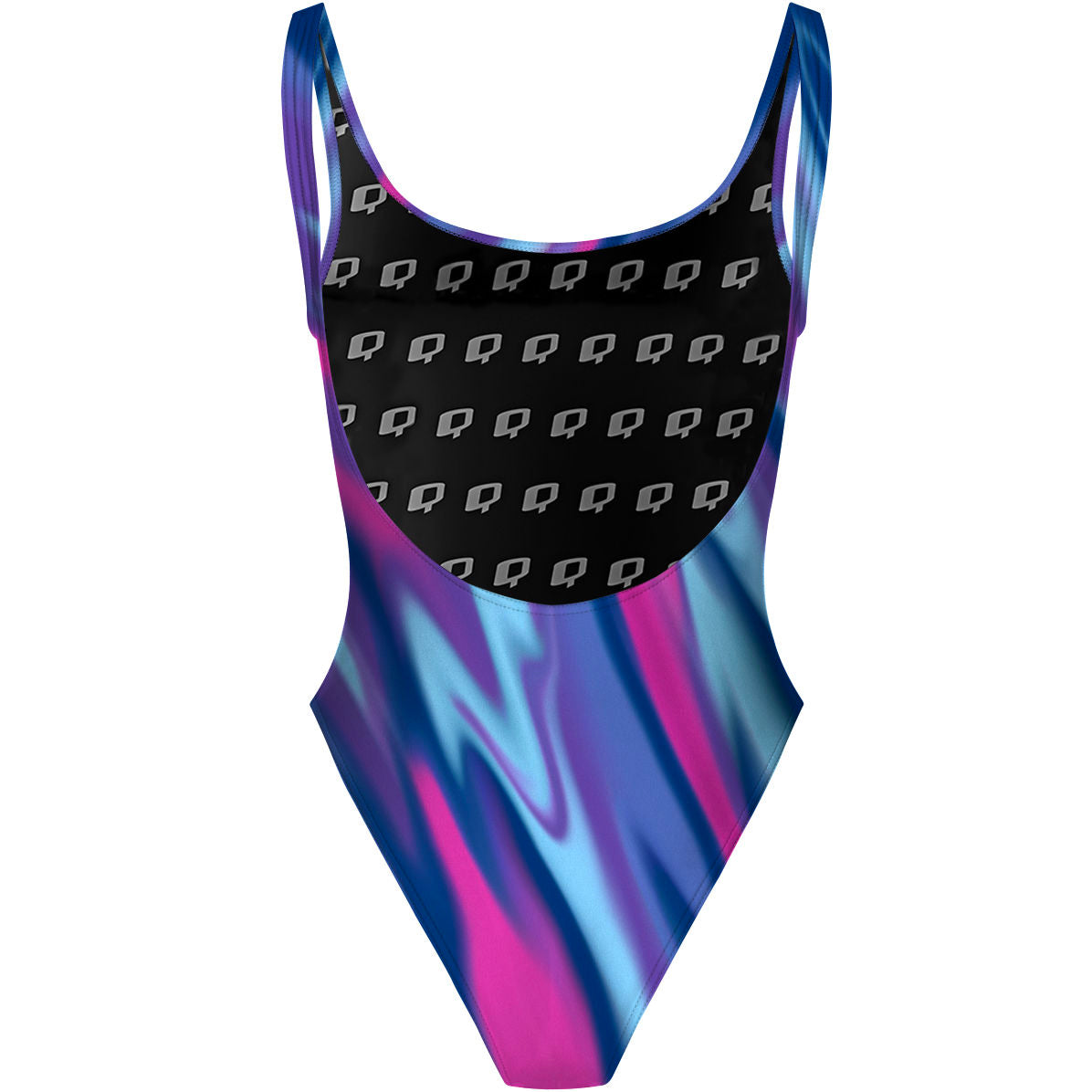 Amorphous Blur - Traje de Baño High Hip de una pieza
