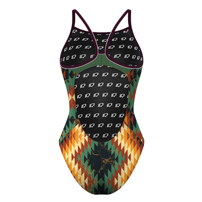 Tribal Fall - Skinny Strap Swimsuit