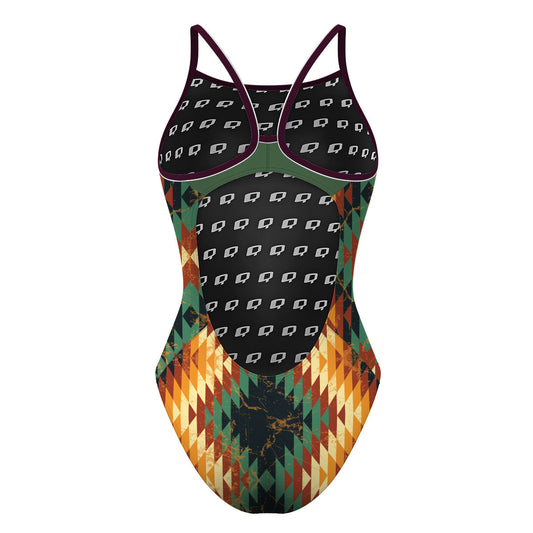 Tribal Fall - Skinny Strap Swimsuit