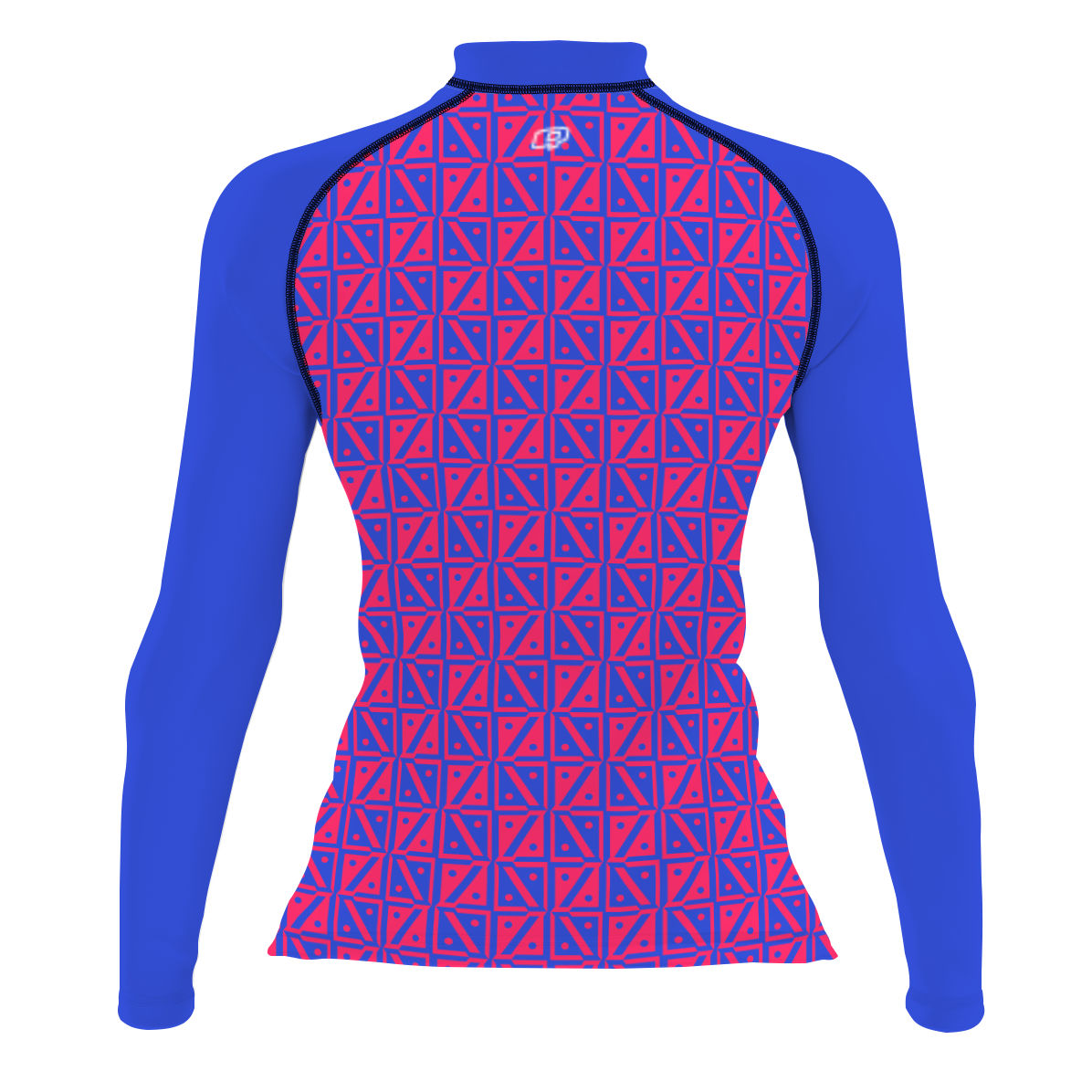 Diamond Grid - Surf Rash Guard UPF50+ de Manga Larga para Mujer