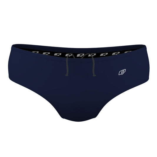 Solid Navy - Solid Classic Brief Swimsuit