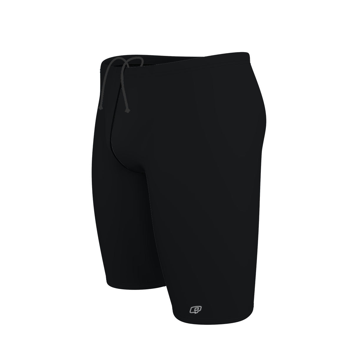 Solid Black - Solid Jammer Swimsuit