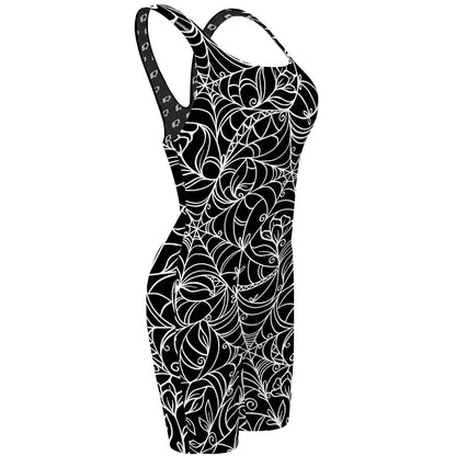 Spiderweb Temptation - Classic Strap Long Knee Women Jammer