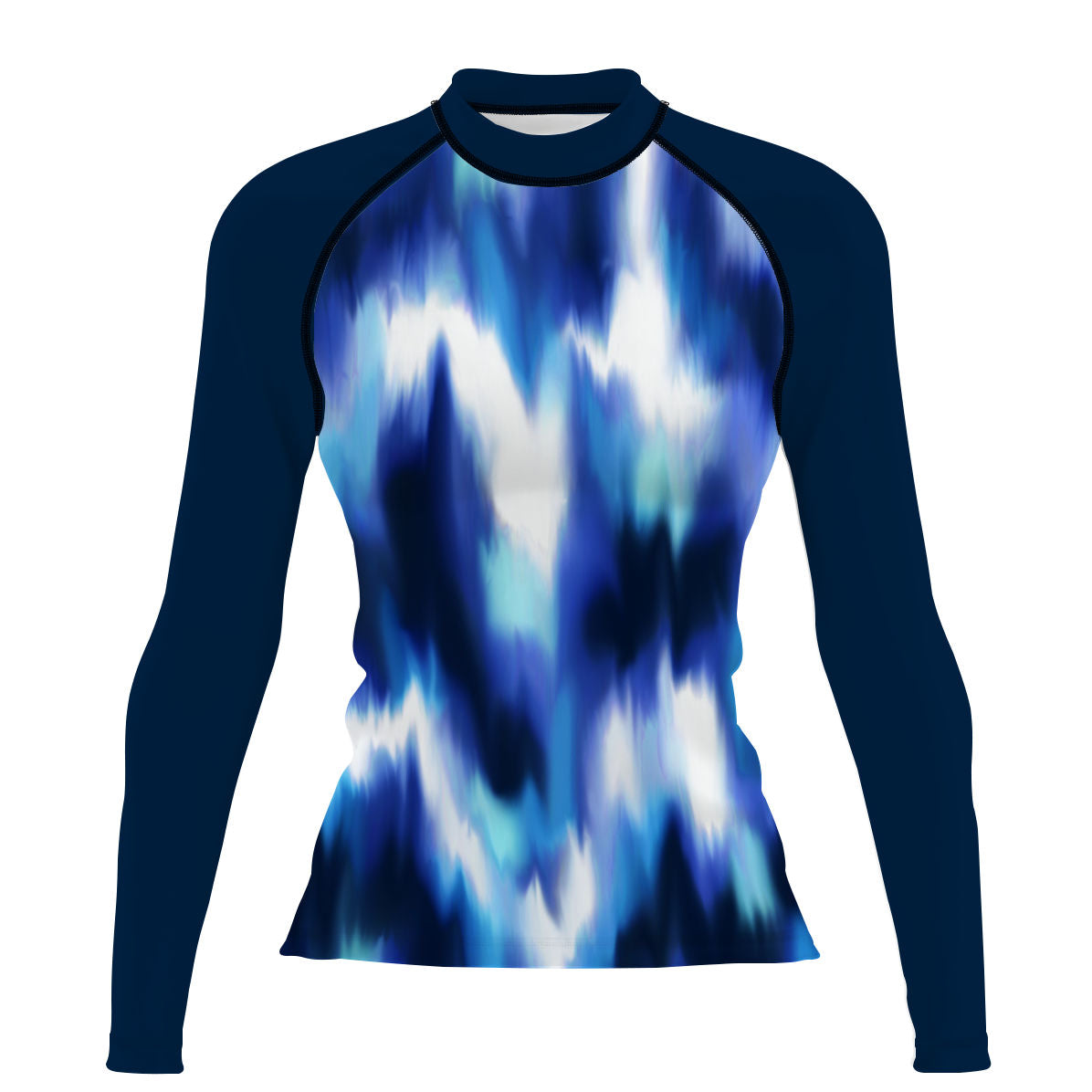 Marbled Movement - Surf Rash Guard UPF50+ de Manga Larga para Mujer