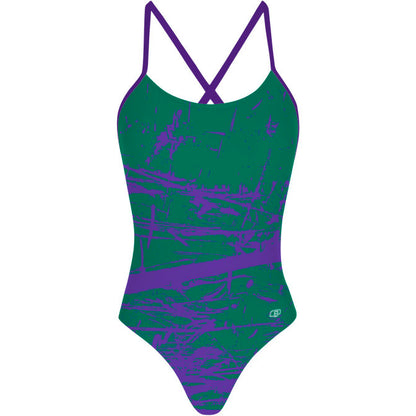 Tiena - Tieback One Piece Swimsuit