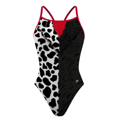 Cruella de Vil - Skinny Strap Swimsuit