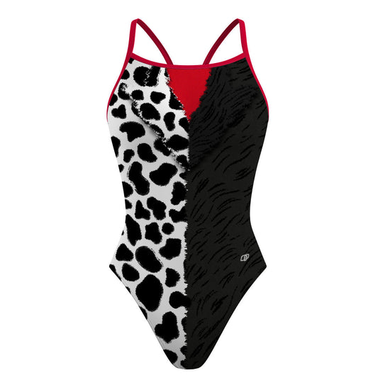 Cruella de Vil - Skinny Strap Swimsuit