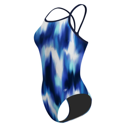 Marbled Movement - Traje de baño Skinny strap
