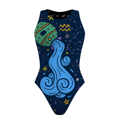 Aquarius - Women's Waterpolo Swimsuit Classic Cut