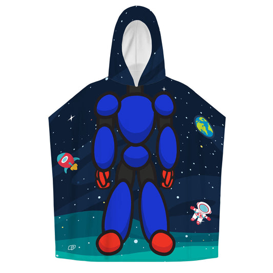 Astronauta - Personalized Kids Poncho Beach and Pool Towel