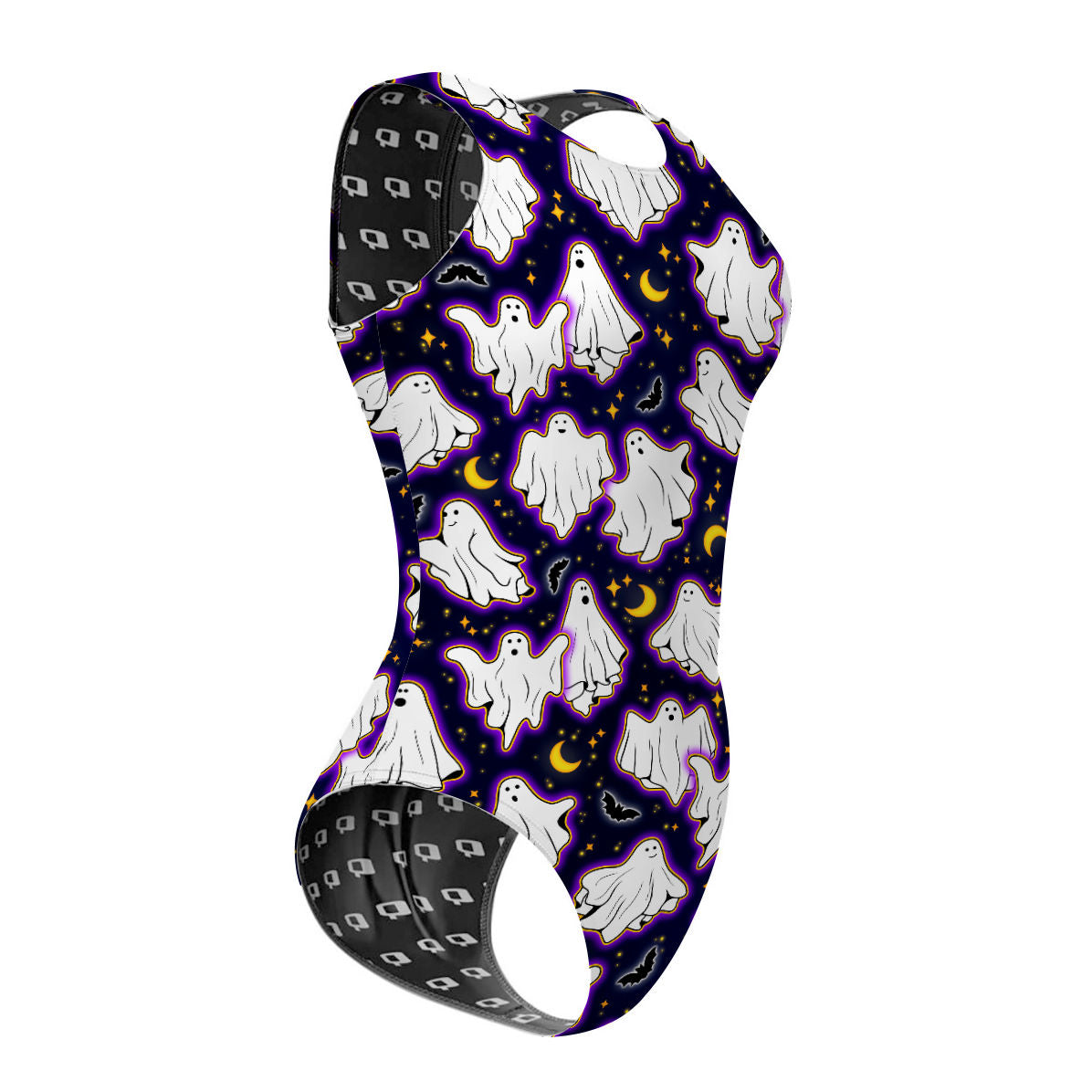 Boo-Tiful Night - Women's Waterpolo Swimsuit Classic Cut