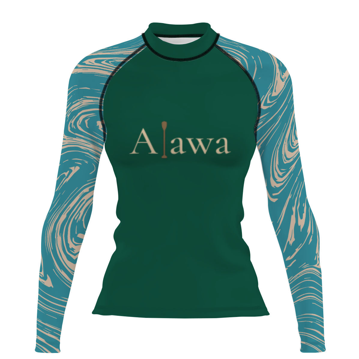 Alawa-staff - Women's Surf UPF50+ Long Sleeve Rash Guard