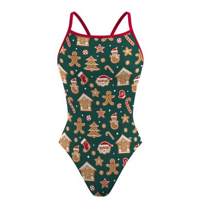 Holiday Cookie Fun - Sunback Tank Swimsuit