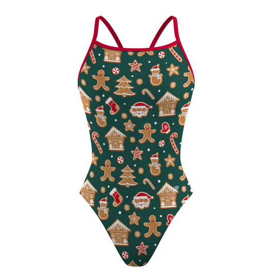Holiday Cookie Fun - Sunback Tank Swimsuit