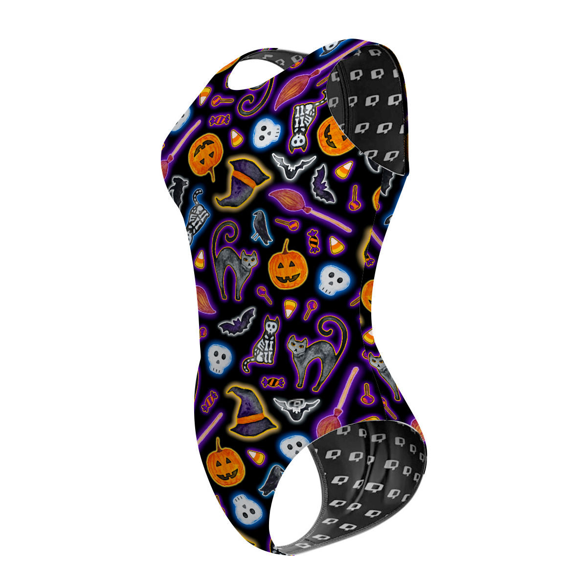 Halloween Trick or Treat - Women's Waterpolo Swimsuit Classic Cut