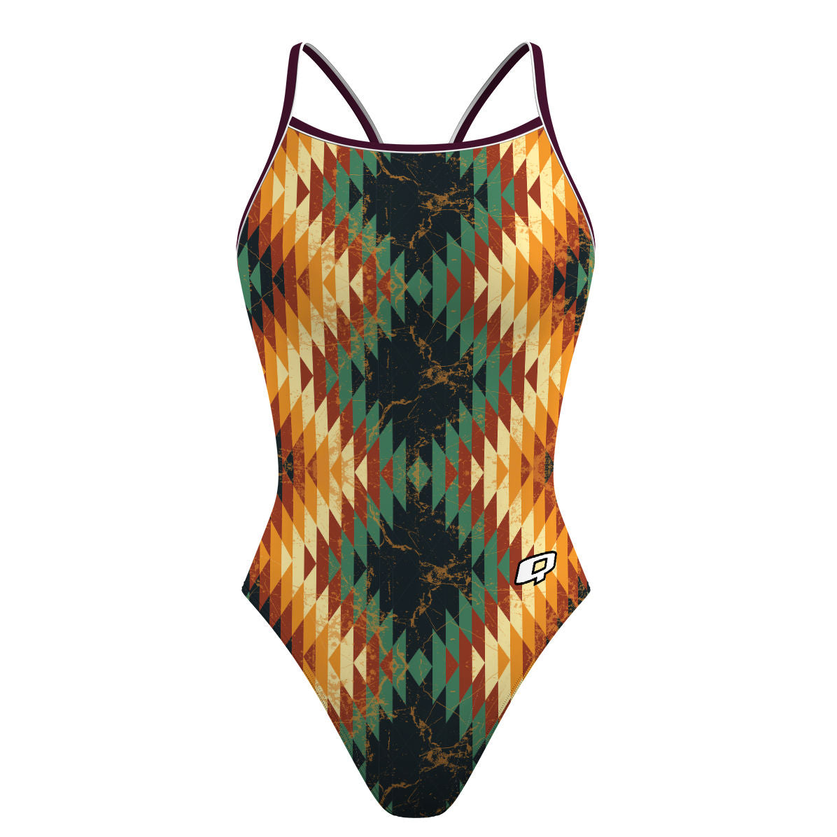 Tribal Fall - Skinny Strap Swimsuit