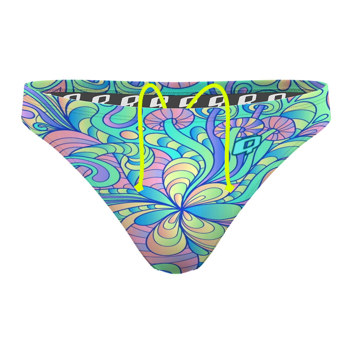 Rainbow Mushrooms - Waterpolo Brief Swimsuit