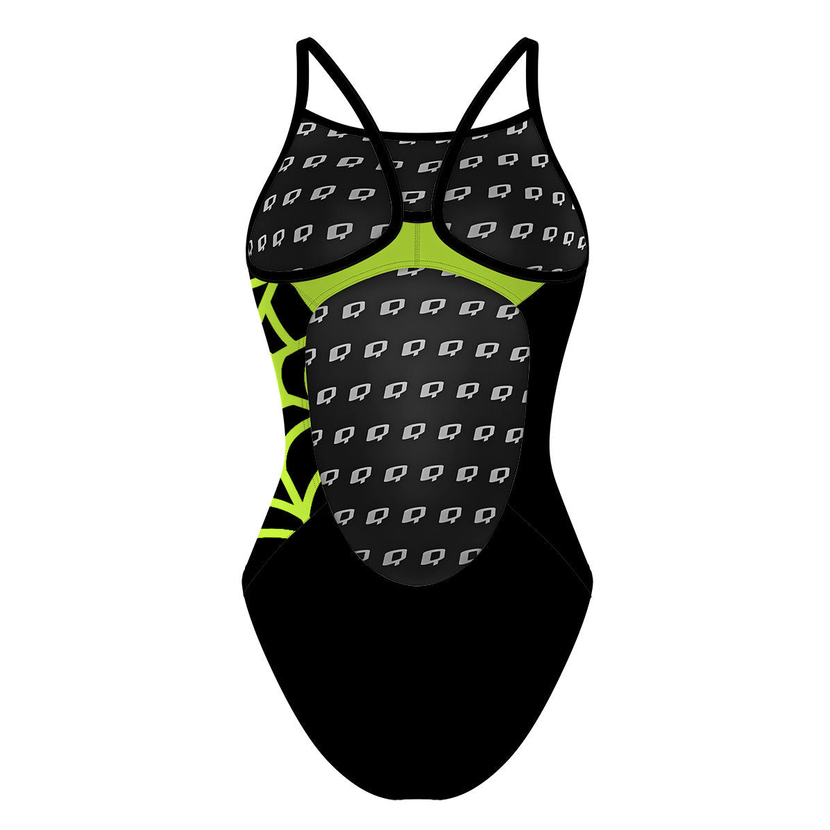 Neon Web - Skinny Strap Swimsuit