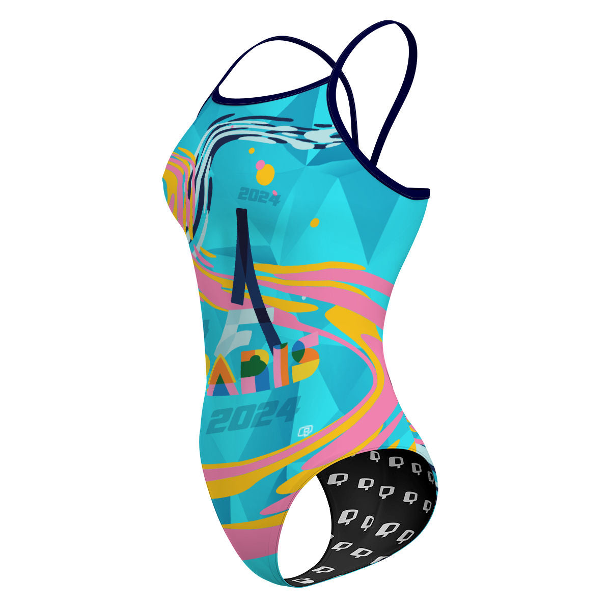 Paris Ribbon 2024 - Sunback Tank Swimsuit