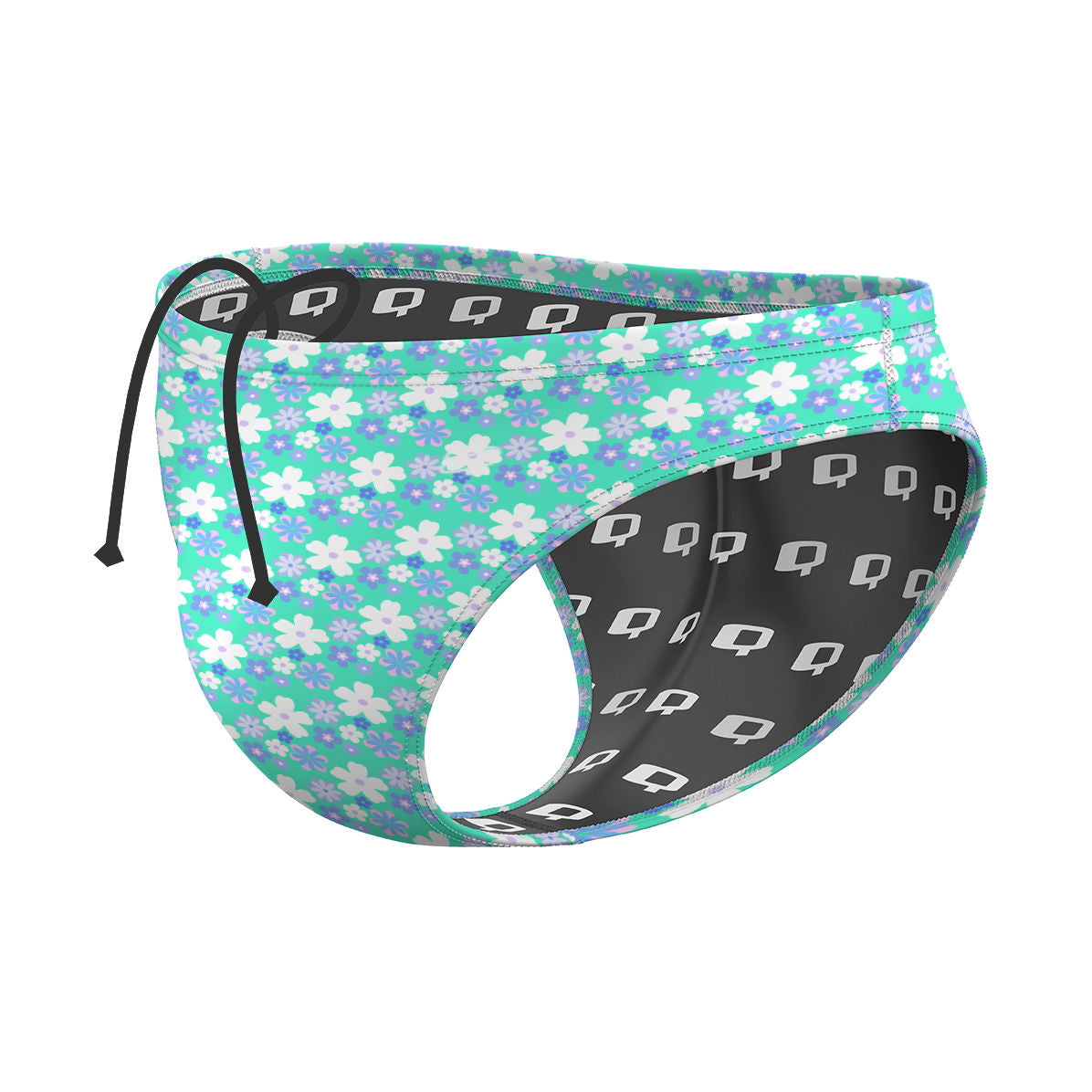 Flowers - Waterpolo Brief Swimsuit