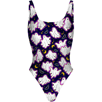 Boo-Tiful Night - High Hip One Piece Swimsuit