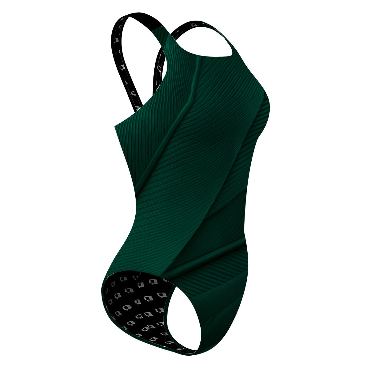 Green Feathers - Classic Strap Swimsuit
