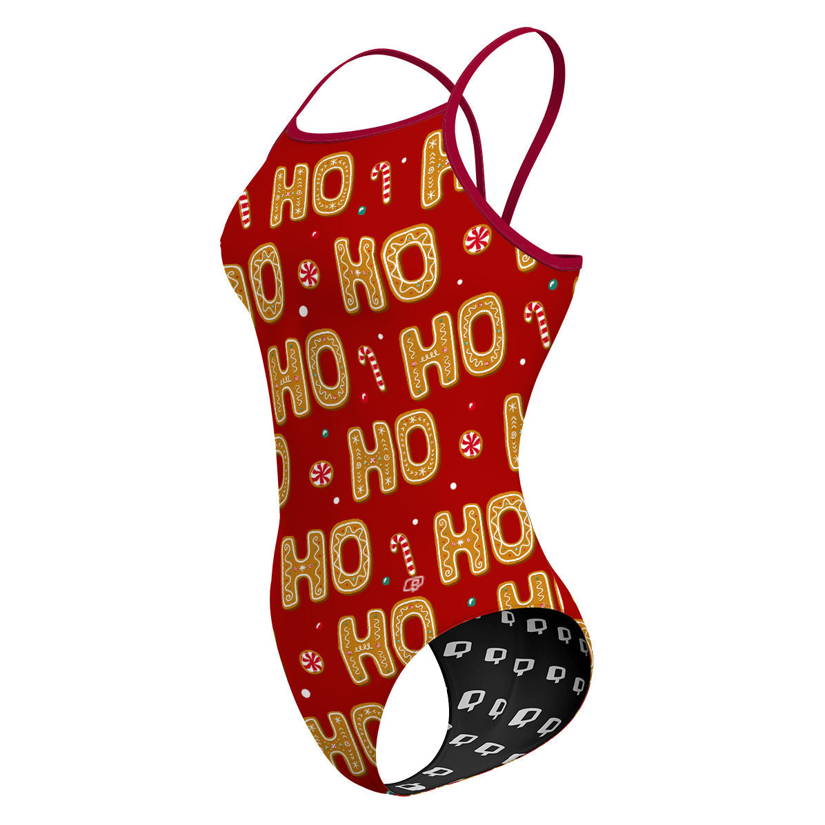 Cookie Ho Ho Ho - Sunback Tank Swimsuit