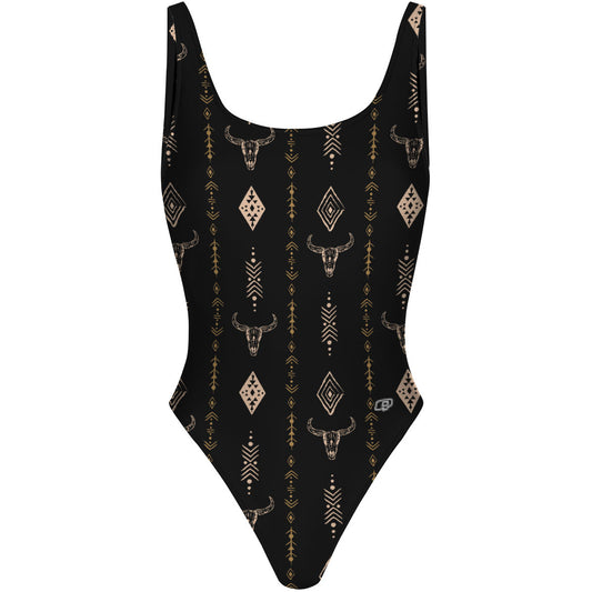 Western Bull - Traje de Baño High Hip de una pieza