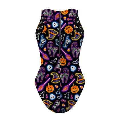 Halloween Trick or Treat - Women's Waterpolo Swimsuit Classic Cut