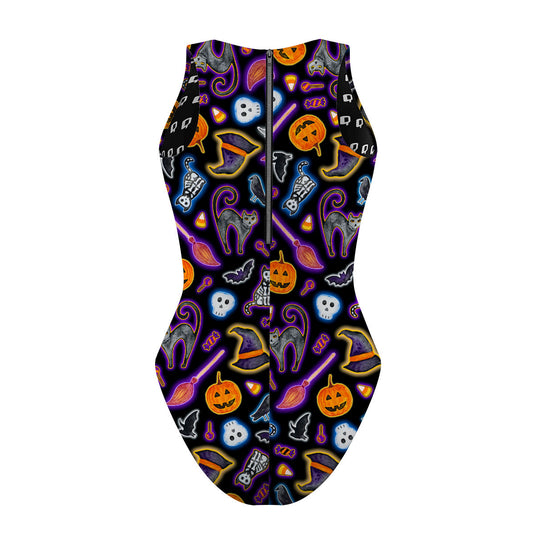 Halloween Trick or Treat - Women's Waterpolo Swimsuit Classic Cut