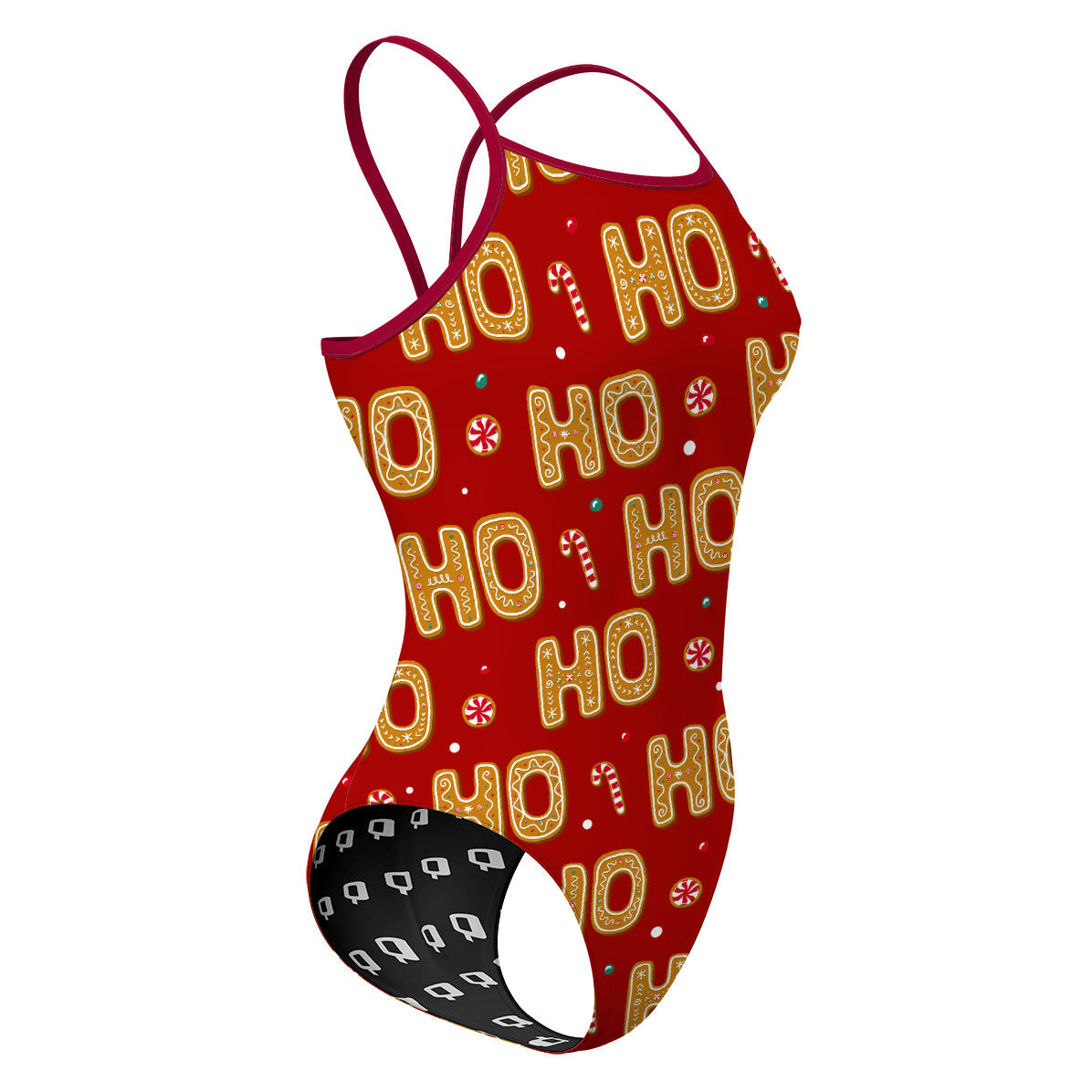 Cookie Ho Ho Ho - Sunback Tank Swimsuit