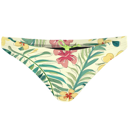 FLOWER NIGHT - Tieback Bikini Bottom