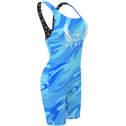 Fenix Team blue - Classic Strap Long Knee Women Jammer