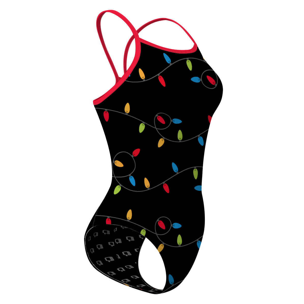 Christmas lights - Skinny Strap Swimsuit