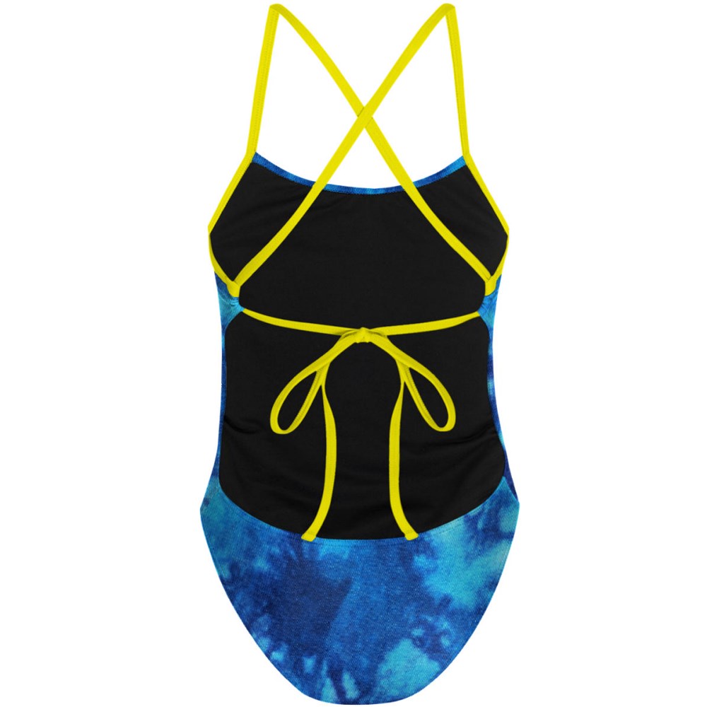 Tie Dye Blue - Tieback One Piece