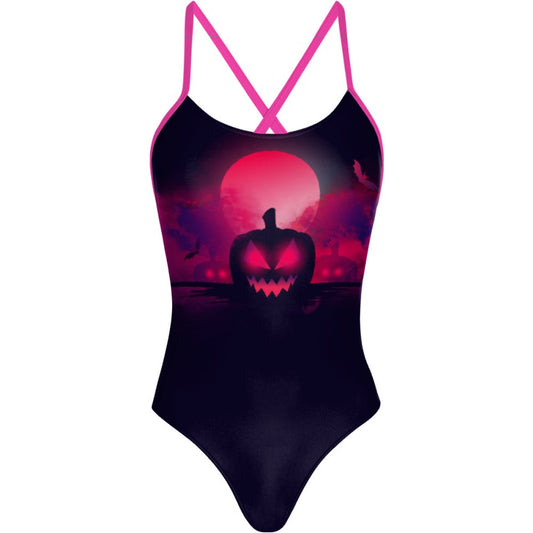 Pink Pumpkin Tieback One Piece