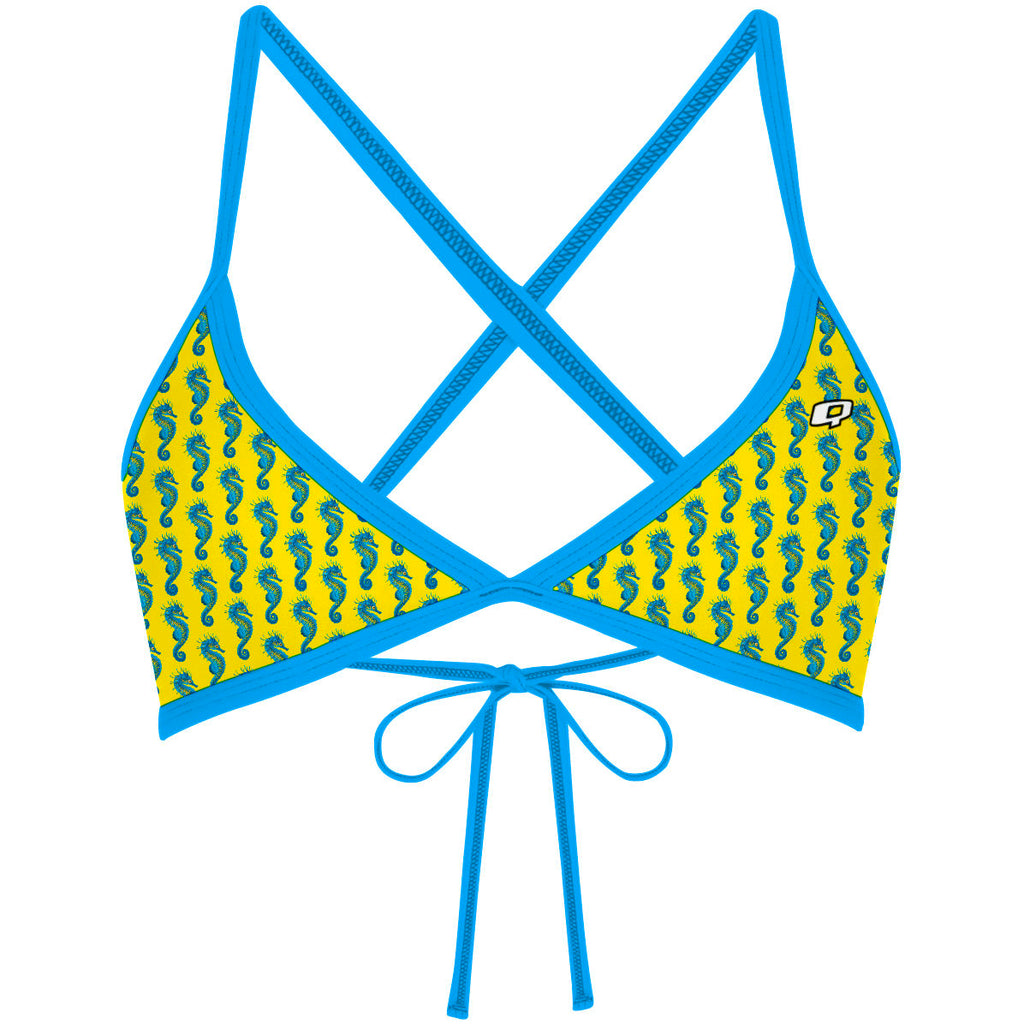Seahorse - Tieback Bikini Top