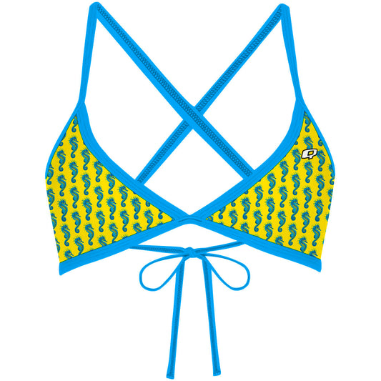 Seahorse - Tieback Bikini Top