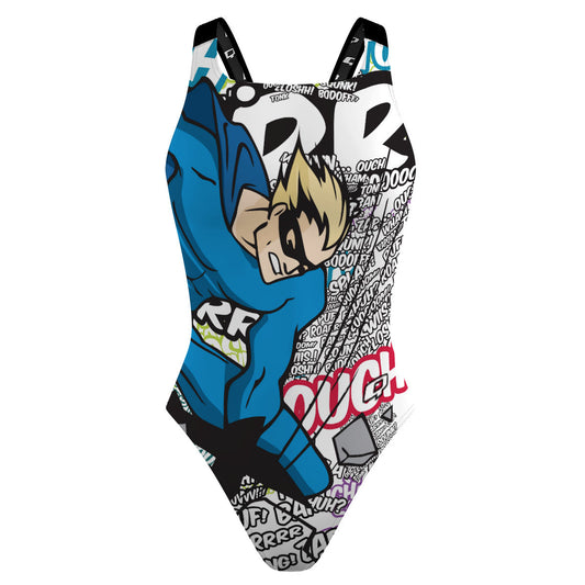 Comic Book - Classic Strap Swimsuit