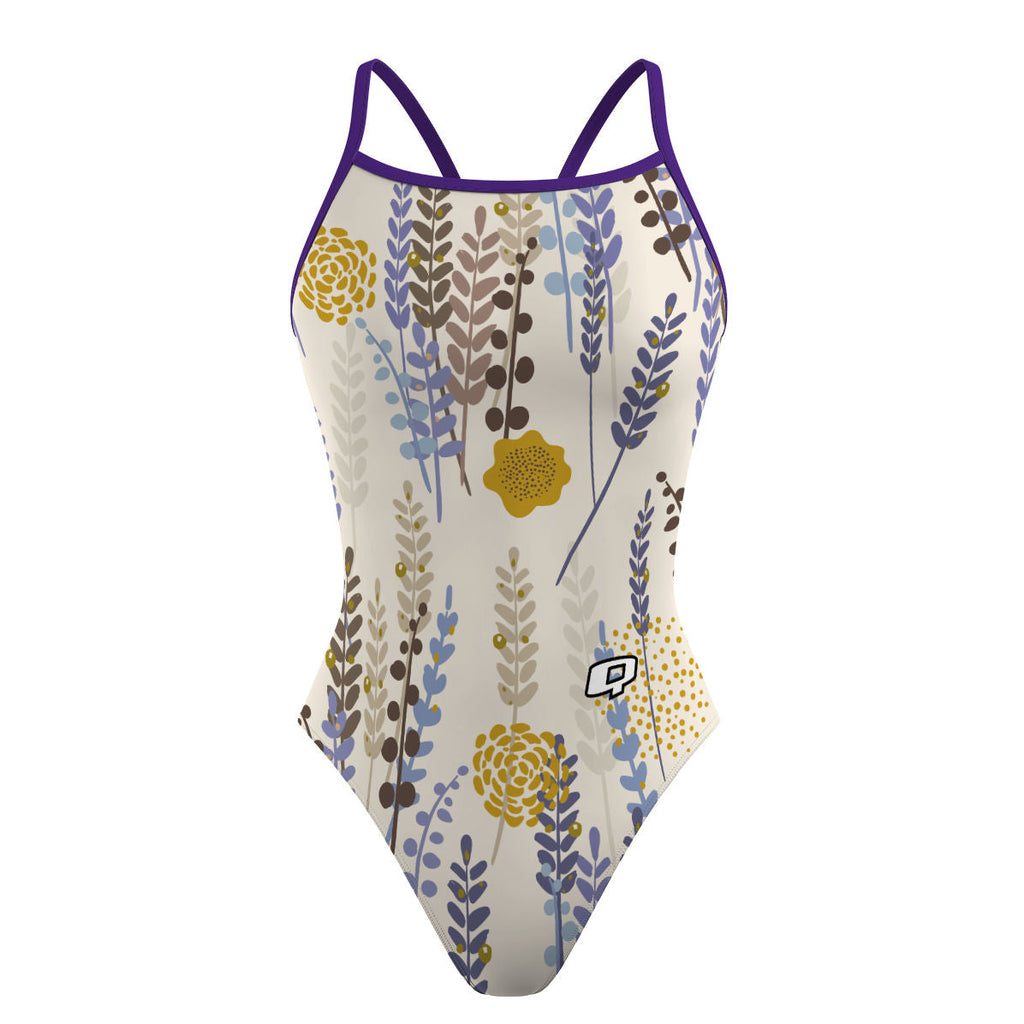 Lavender - Sunback Tank Swimsuit