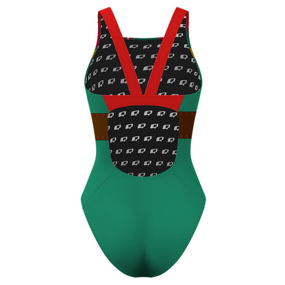 Santa's Helper Classic Strap Swimsuit