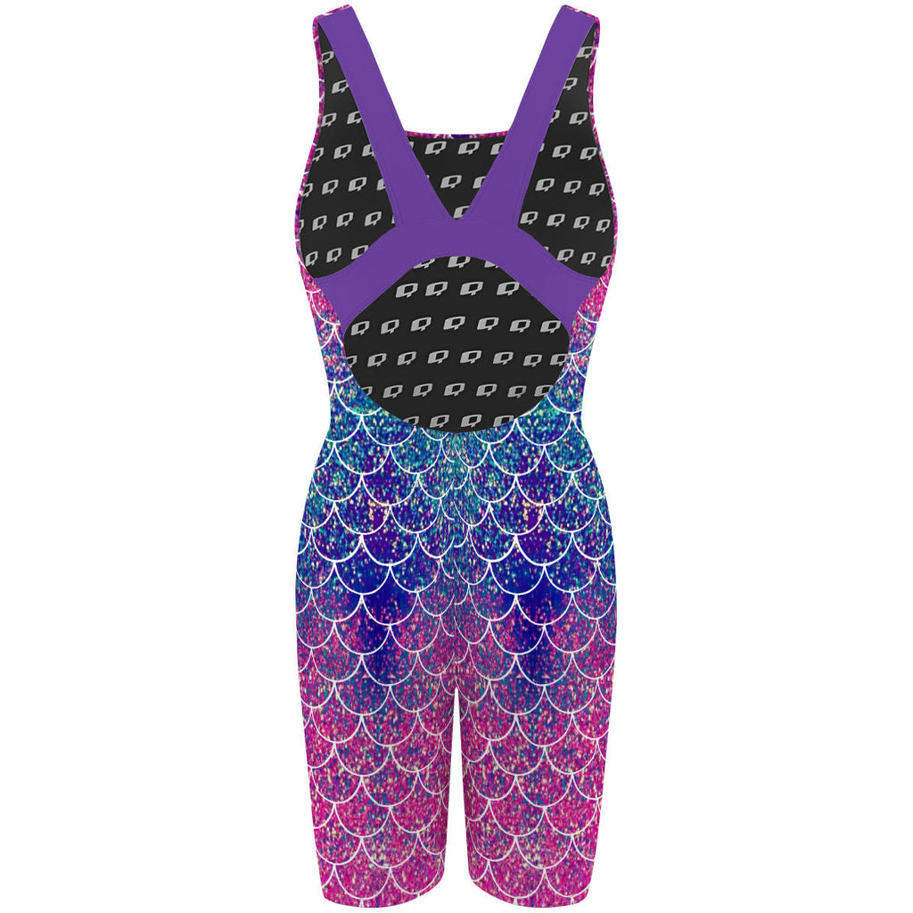 Mermaid Scales - Classic Strap Long Knee Women Jammer