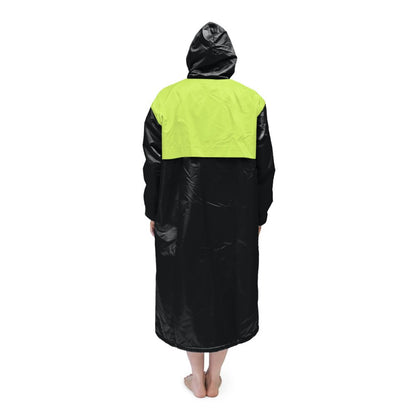 Black & Neon Solid Parka