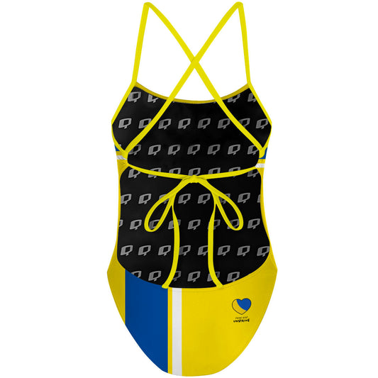 Ukraine - Tieback One Piece Swimsuit