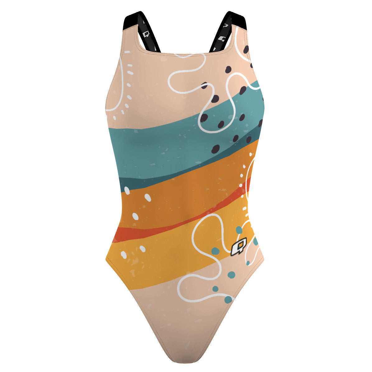 Sunset Stripes - Classic Strap Swimsuit