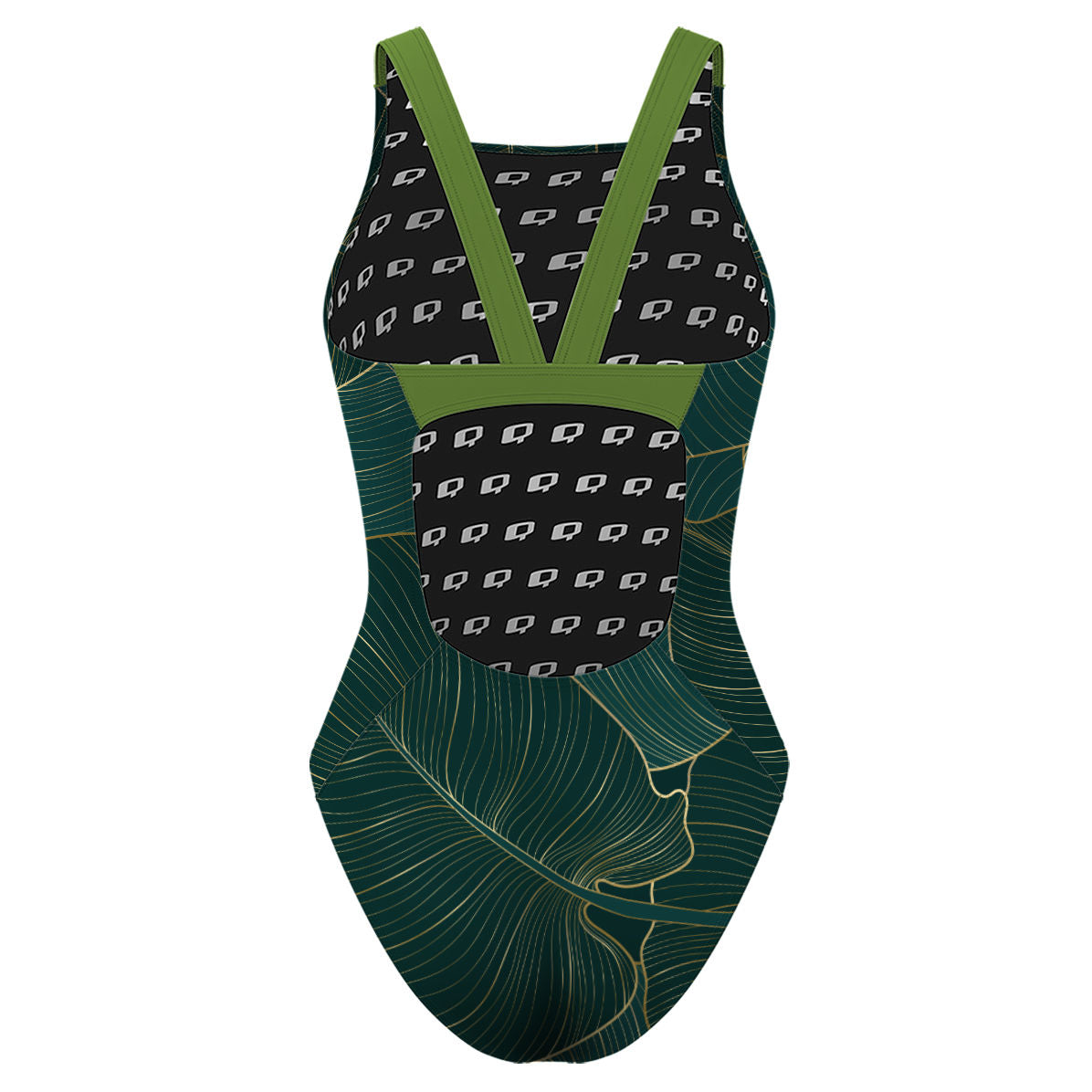 Leafy Green - Classic Strap Swimsuit