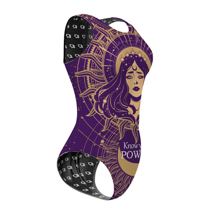 Know your power - Women's Waterpolo Swimsuit Classic Cut